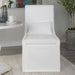 Coley Armless Chair White-Furniture-Uttermost-Lighting Design Store