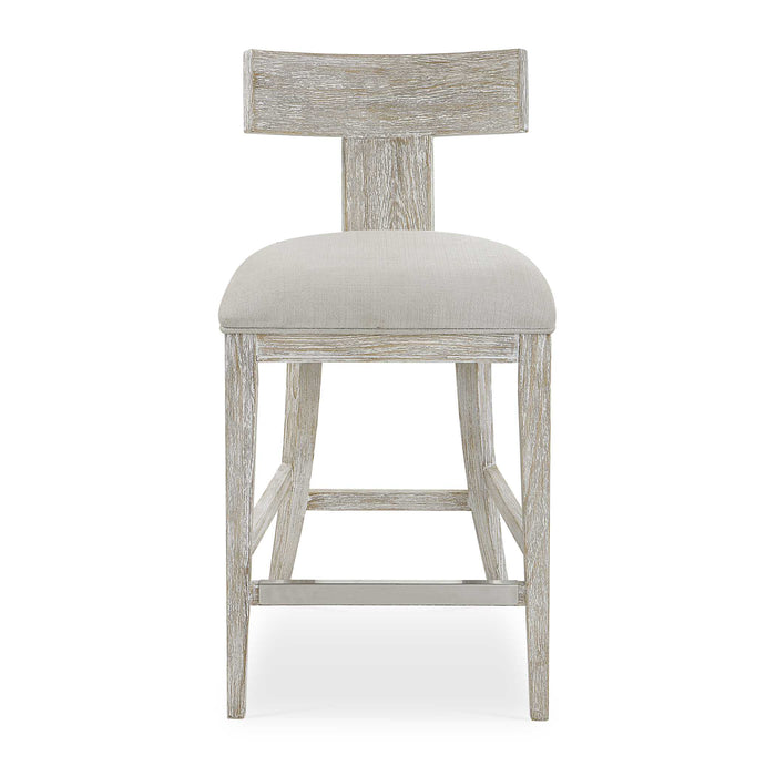 Idris Counter Stool Whitewashed-Furniture-Uttermost-Lighting Design Store