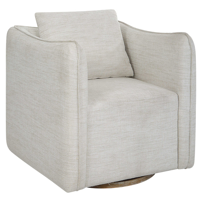 Corben Armless Chair Off-white-Furniture-Uttermost-Lighting Design Store