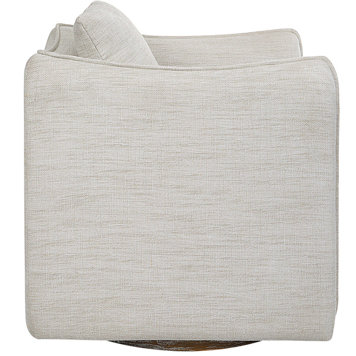 Corben Armless Chair Off-white-Furniture-Uttermost-Lighting Design Store