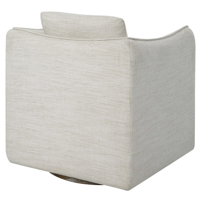 Corben Armless Chair Off-white-Furniture-Uttermost-Lighting Design Store
