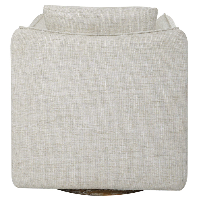 Corben Armless Chair Off-white-Furniture-Uttermost-Lighting Design Store