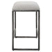 Brisbane Counter Stool Distressed Charcoal-Furniture-Uttermost-Lighting Design Store