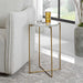 Star-crossed Accent Table Brushed Gold-Furniture-Uttermost-Lighting Design Store