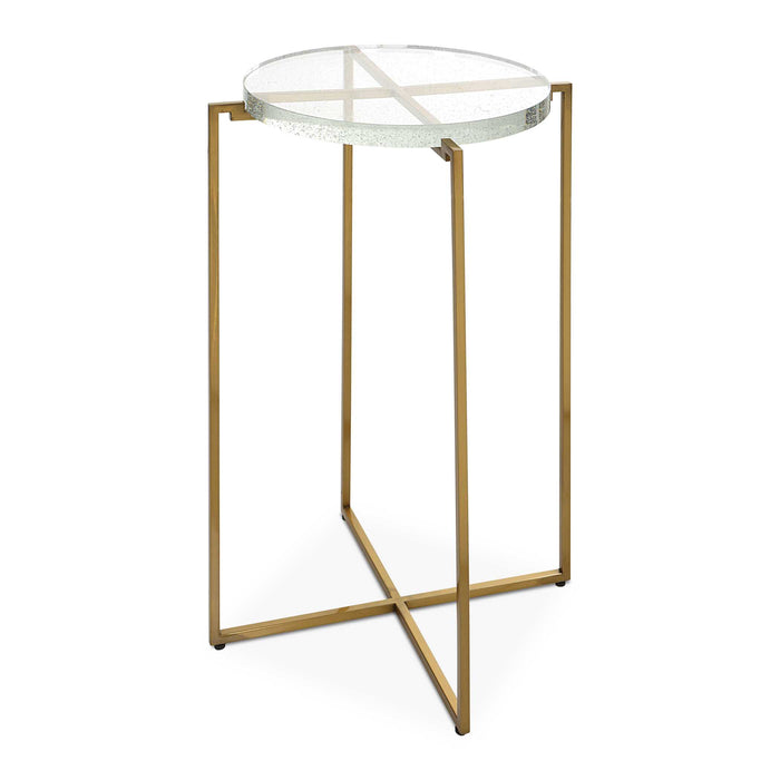 Star-crossed Accent Table Brushed Gold-Furniture-Uttermost-Lighting Design Store