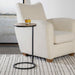 Brunei Accent/Drink Table Aged Black Iron-Furniture-Uttermost-Lighting Design Store