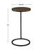 Brunei Accent/Drink Table Aged Black Iron-Furniture-Uttermost-Lighting Design Store