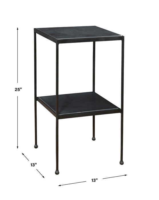 Sherwood Accent Table Matte Black-Furniture-Uttermost-Lighting Design Store