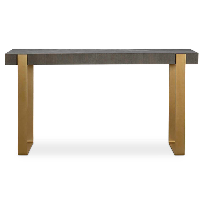 Kea Console Table Dark Walnut Stain-Furniture-Uttermost-Lighting Design Store