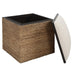 Island Accent Stool Matte Black-Furniture-Uttermost-Lighting Design Store