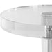 Pria Drink Table Brushed Nickel-Furniture-Uttermost-Lighting Design Store