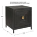 Aiken Cabinet / End Table Dark Ebony Stain-Furniture-Uttermost-Lighting Design Store