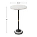 Sentry Accent Table Black Iron With Antique Brushed Brass-Furniture-Uttermost-Lighting Design Store