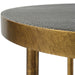 Aragon Nesting Tables, S/2 Antique Burnished Brass-Furniture-Uttermost-Lighting Design Store