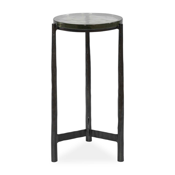 Eternity Accent Table Dark Gunmetal-Furniture-Uttermost-Lighting Design Store