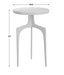 Kenna Accent Table Matte White-Furniture-Uttermost-Lighting Design Store