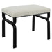 Diverge Bench Satin Black-Furniture-Uttermost-Lighting Design Store