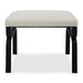 Diverge Bench Satin Black-Furniture-Uttermost-Lighting Design Store