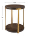 Palisade Side Table Antique Gold-Furniture-Uttermost-Lighting Design Store