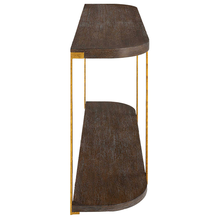 Palisade Console Table Antique Gold-Furniture-Uttermost-Lighting Design Store