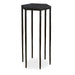 Aviary Accent Table Satin Black-Furniture-Uttermost-Lighting Design Store