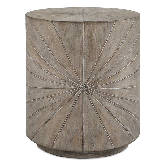 Starshine Side Table Warm Gray Stain-Furniture-Uttermost-Lighting Design Store