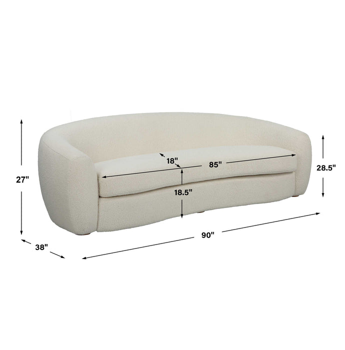 Capra Sofa Natural Oak-Furniture-Uttermost-Lighting Design Store