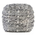 Narol Pouf Charcoal And Black-Furniture-Uttermost-Lighting Design Store