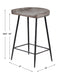 Cordova Counter Stool Satin Black-Furniture-Uttermost-Lighting Design Store
