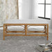 Laguna Bench Solid Wood-Furniture-Uttermost-Lighting Design Store