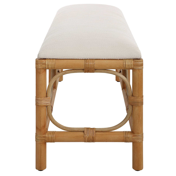 Laguna Bench Solid Wood-Furniture-Uttermost-Lighting Design Store