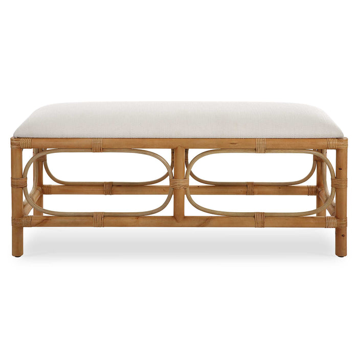 Laguna Bench Solid Wood-Furniture-Uttermost-Lighting Design Store