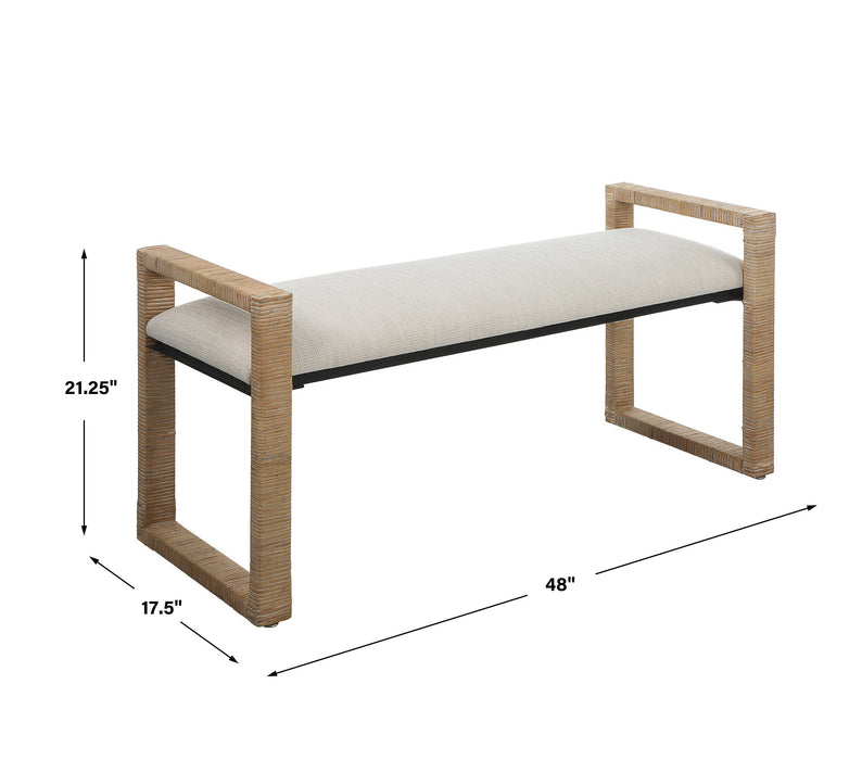 Areca Bench Natural-Furniture-Uttermost-Lighting Design Store