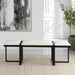 Triple Cloud Bench Angular Black Iron-Furniture-Uttermost-Lighting Design Store