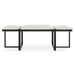 Triple Cloud Bench Angular Black Iron-Furniture-Uttermost-Lighting Design Store