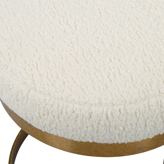 Infinity Bench Antique Gold Leaf-Furniture-Uttermost-Lighting Design Store