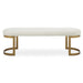 Infinity Bench Antique Gold Leaf-Furniture-Uttermost-Lighting Design Store