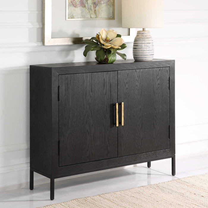 Front Range Cabinet Dark Ebony Oak-Furniture-Uttermost-Lighting Design Store