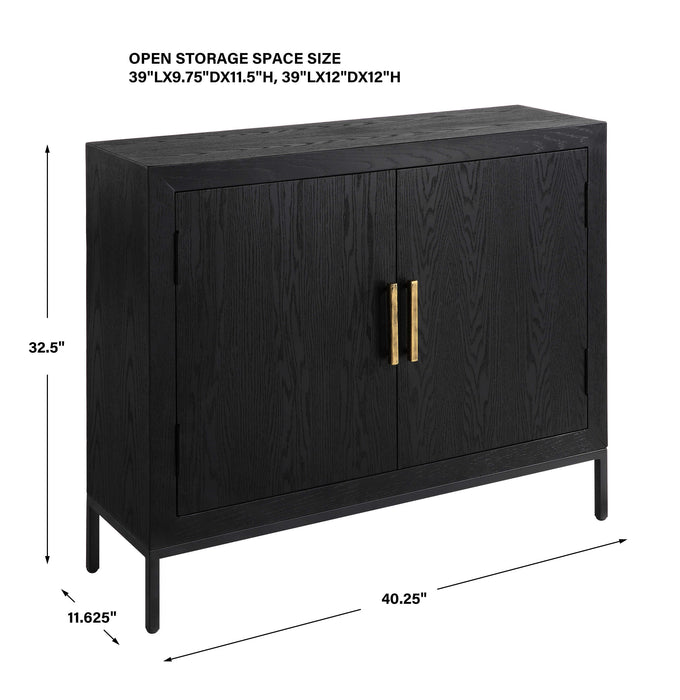 Front Range Cabinet Dark Ebony Oak-Furniture-Uttermost-Lighting Design Store