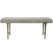Imperial Bench Satin Champagne-Furniture-Uttermost-Lighting Design Store