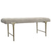 Imperial Bench Satin Champagne-Furniture-Uttermost-Lighting Design Store