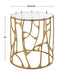 Ritual Side Table Aged Gold Leaf-Furniture-Uttermost-Lighting Design Store