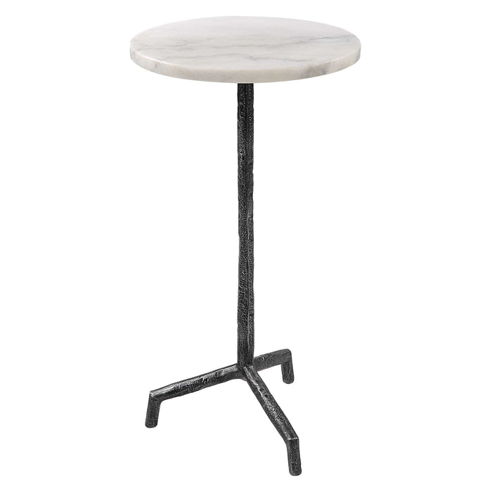 Puritan Drink Table Textured Iron-Furniture-Uttermost-Lighting Design Store
