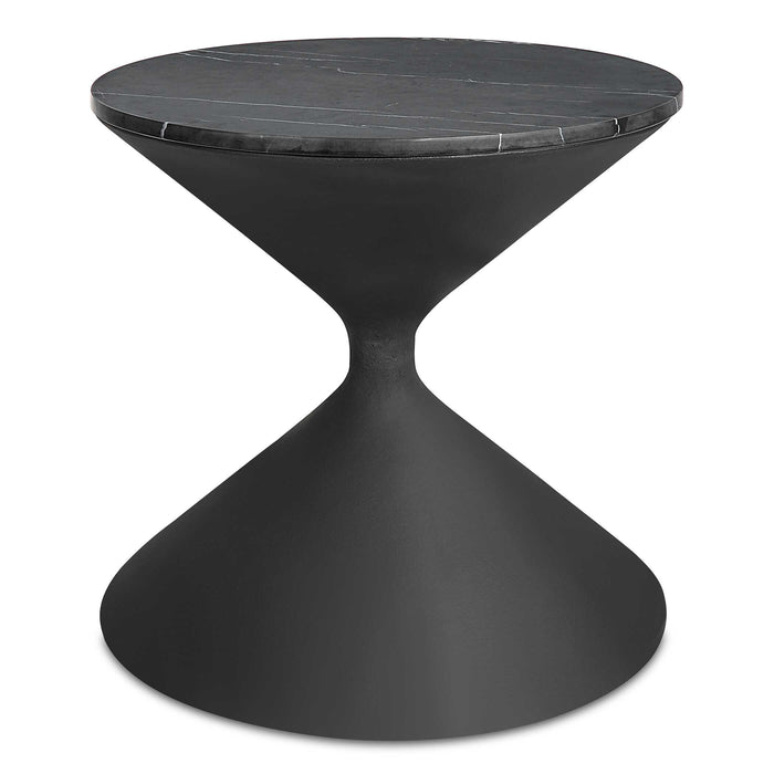 Time's Up Side Table Matte Black-Furniture-Uttermost-Lighting Design Store