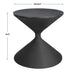 Time's Up Side Table Matte Black-Furniture-Uttermost-Lighting Design Store