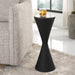 Time's Up Drink Table Matte Black-Furniture-Uttermost-Lighting Design Store