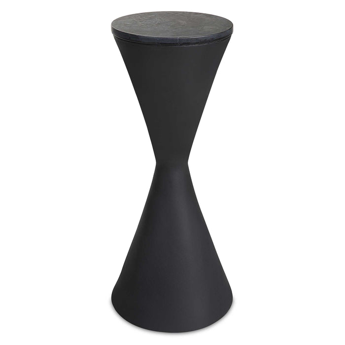 Time's Up Drink Table Matte Black-Furniture-Uttermost-Lighting Design Store