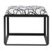 Curls Bench Satin Black-Furniture-Uttermost-Lighting Design Store
