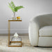 Musing Accent Table Brushed Brass-Furniture-Uttermost-Lighting Design Store