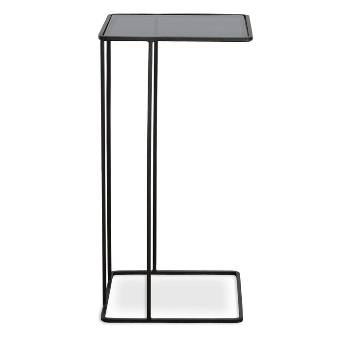 Cadmus Accent Table Brushed Black-Furniture-Uttermost-Lighting Design Store